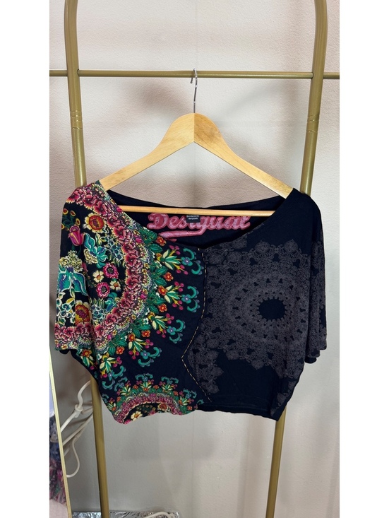 Desigual Tops - Size M Women’s Desigual Asymmetrical Floral Print Top